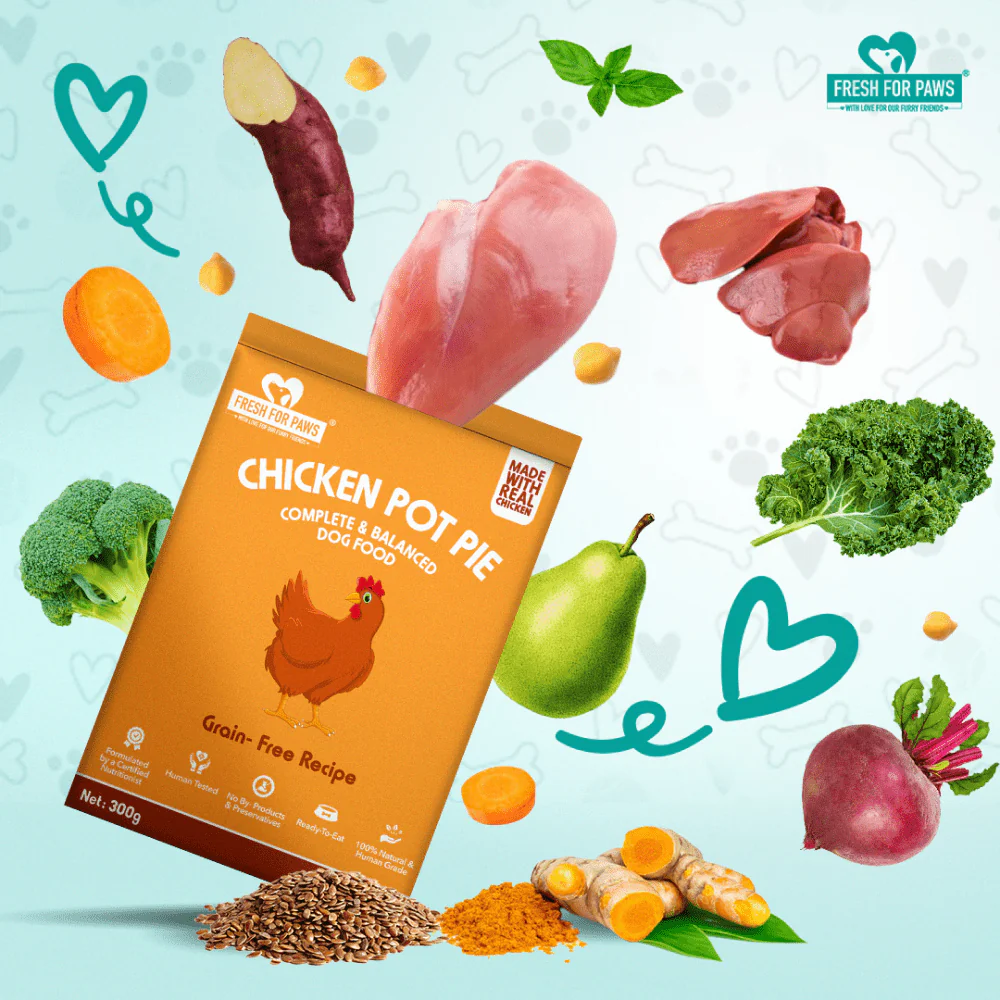 Fresh For Paws Chicken Pot Pie Wet Food for Dogs (100g) - Image 3