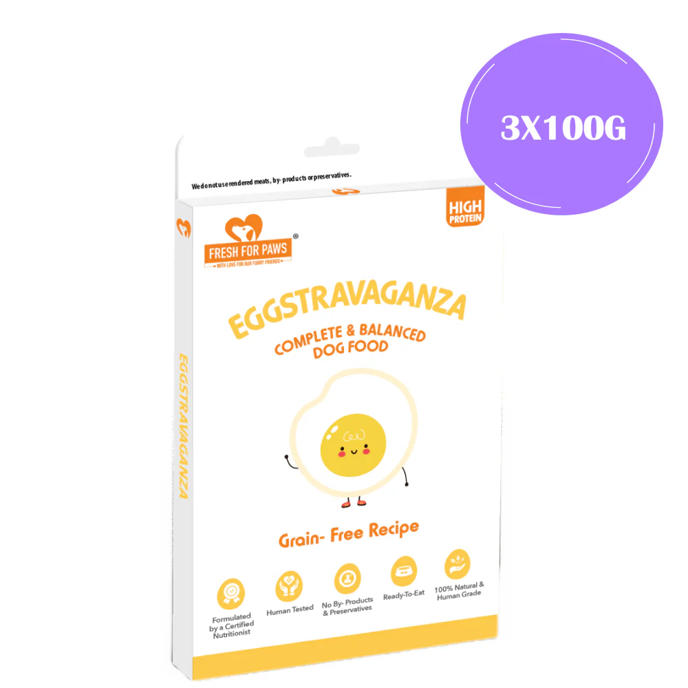 Fresh For Paws Eggstravaganza Dog Wet Food (100g) - Image 13