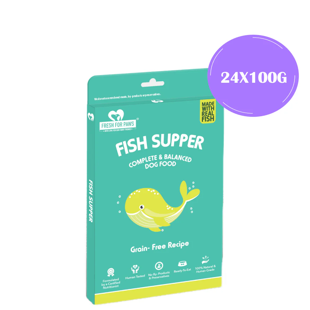 Fresh For Paws Fish Supper Dog Wet Food (100g) - Image 13