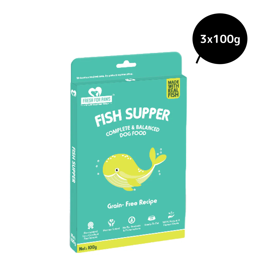 Fresh For Paws Fish Supper Dog Wet Food (100g) - Image 13