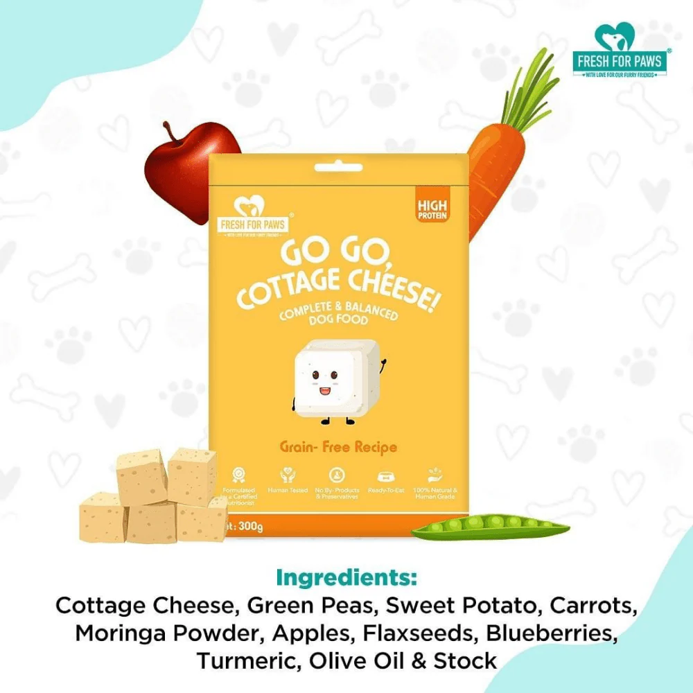 Fresh For Paws Go Go Cottage Cheese Dog Wet Food (100g) - Image 5