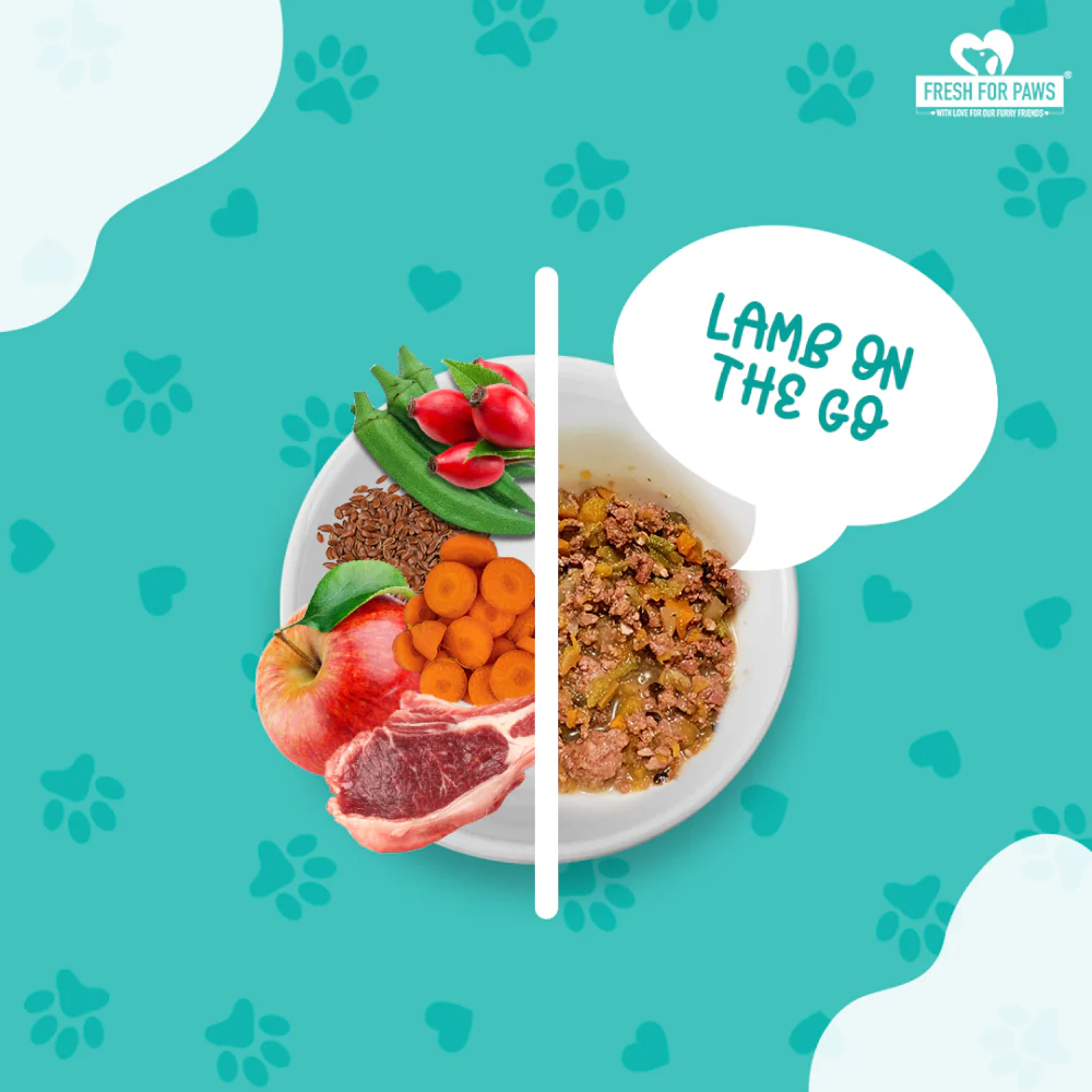 Fresh For Paws Lamb On The Go Dog Wet Food (100g) - Image 2