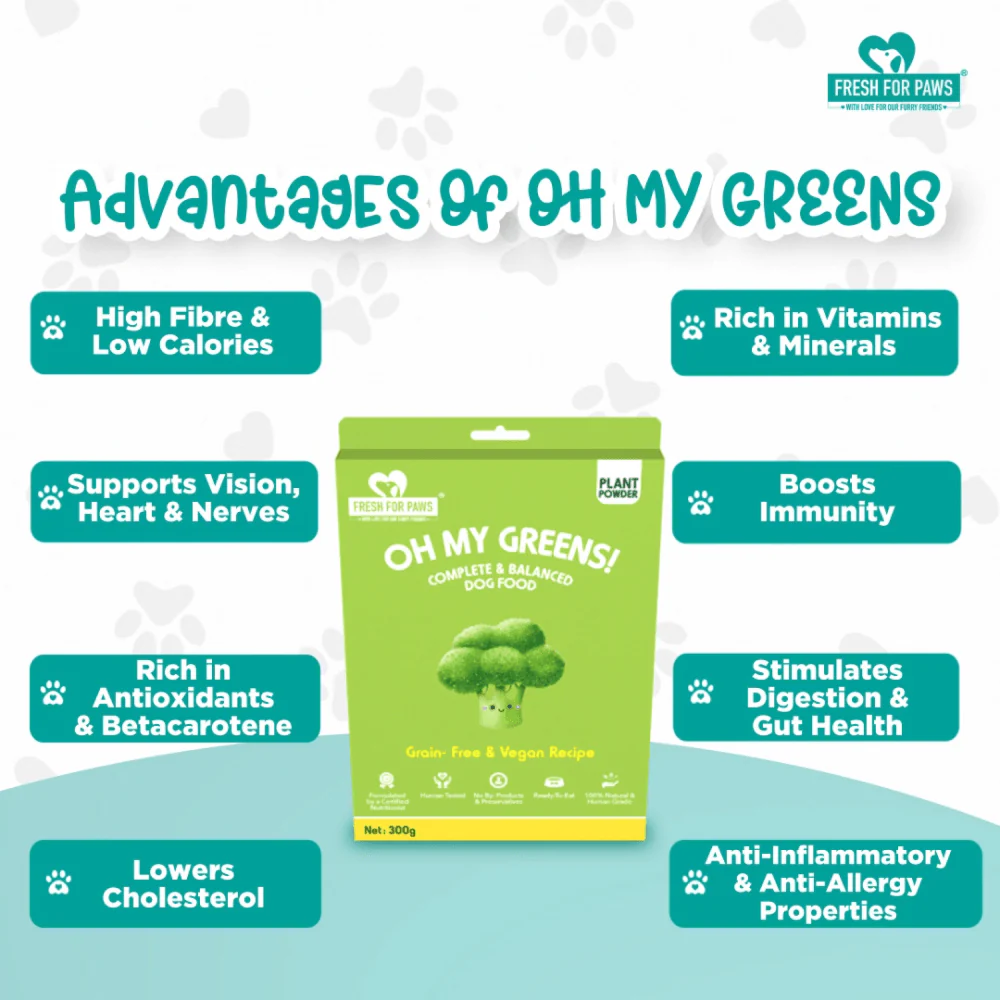 Fresh For Paws Oh My Greens Dog Wet Food (300g) - Image 6