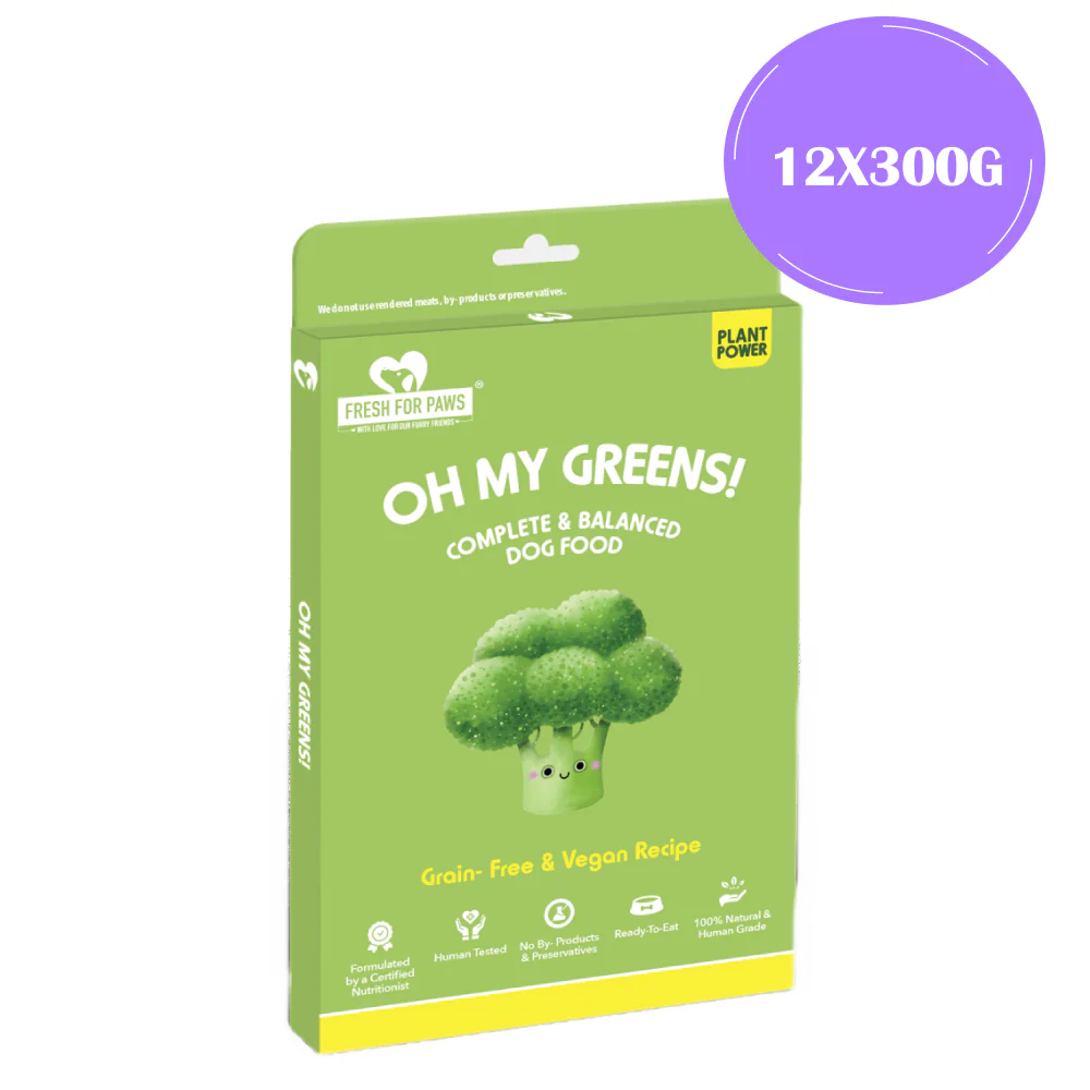 Fresh For Paws Oh My Greens Dog Wet Food (300g) - Image 10