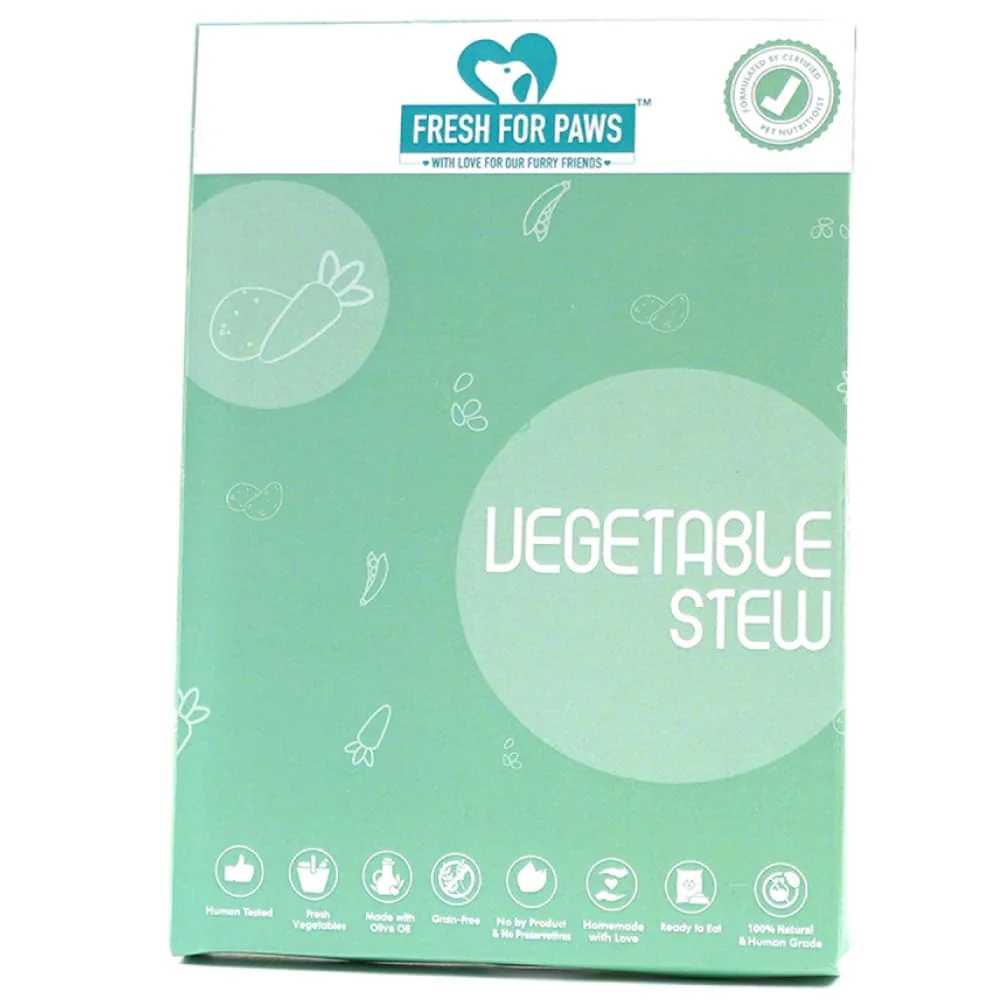 Fresh For Paws Vegetable Stew & Casserole with Curcumin Vegetarian Dog Wet Food - Image 2