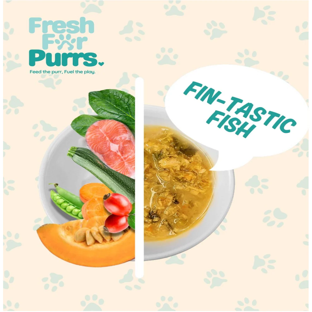 Fresh For Purrs Fin Tastic Fish Feast Wet Food for Cats - Image 2