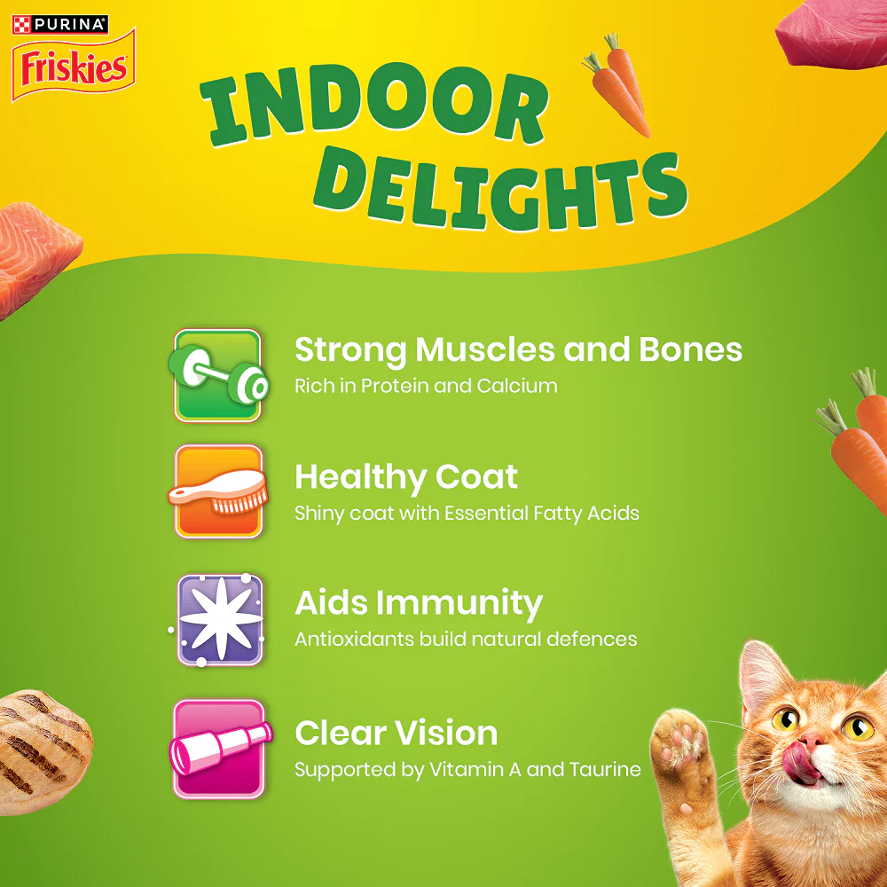 Friskies Indoor Delights Adult Cat Dry Food - Image 3