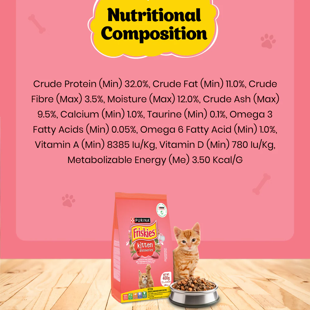 Friskies Kitten Cat Dry Food and Purina Felix Tuna with Jelly Kitten Wet Food Combo - Image 10
