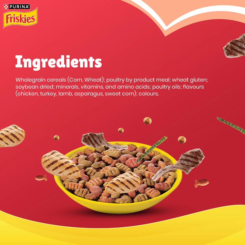 Friskies Meaty Grills Adult Cat Dry Food - Image 4