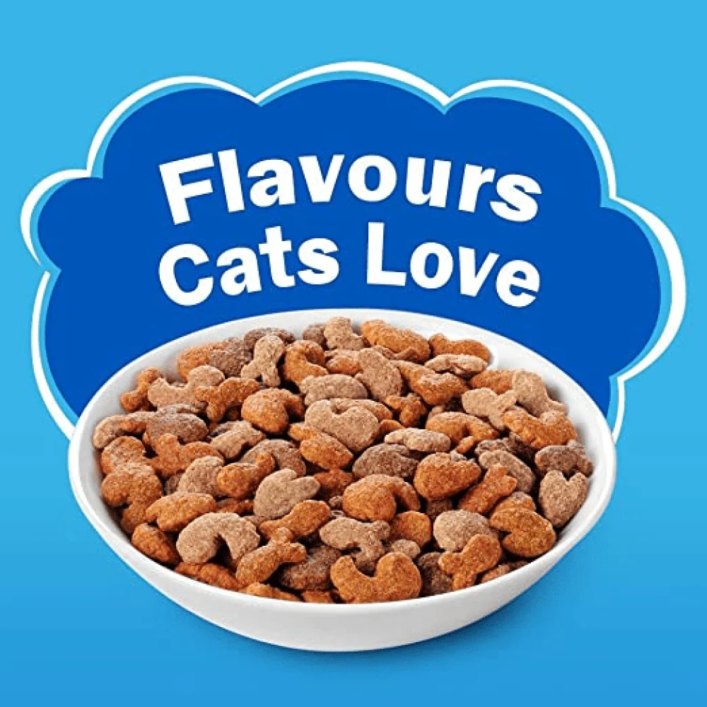 Friskies Seafood Cat Dry Food and Purina Felix Salmon with Jelly Adult Cat Wet Food Combo - Image 14