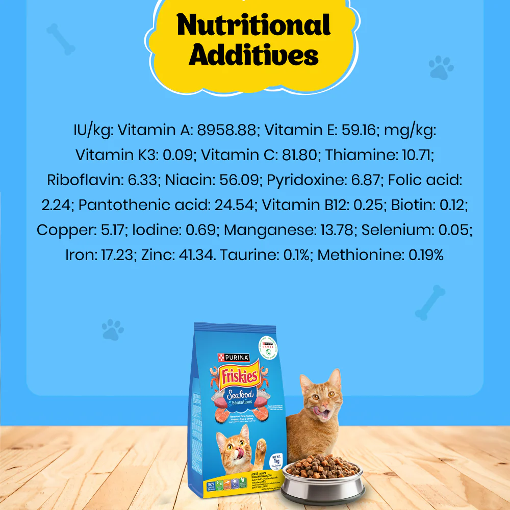 Friskies Seafood Cat Dry Food and Purina Felix Salmon with Jelly Adult Cat Wet Food Combo - Image 5