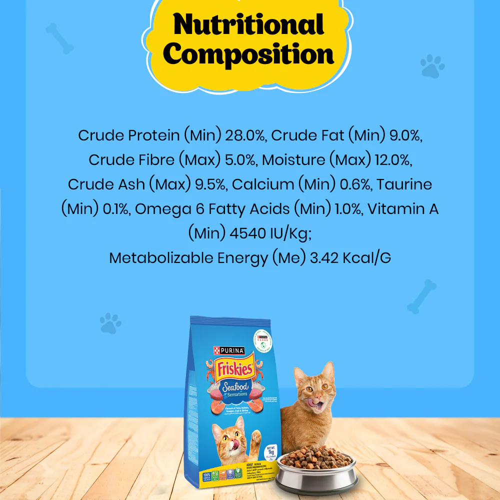 Friskies Seafood Cat Dry Food and Purina Felix Salmon with Jelly Adult Cat Wet Food Combo - Image 6