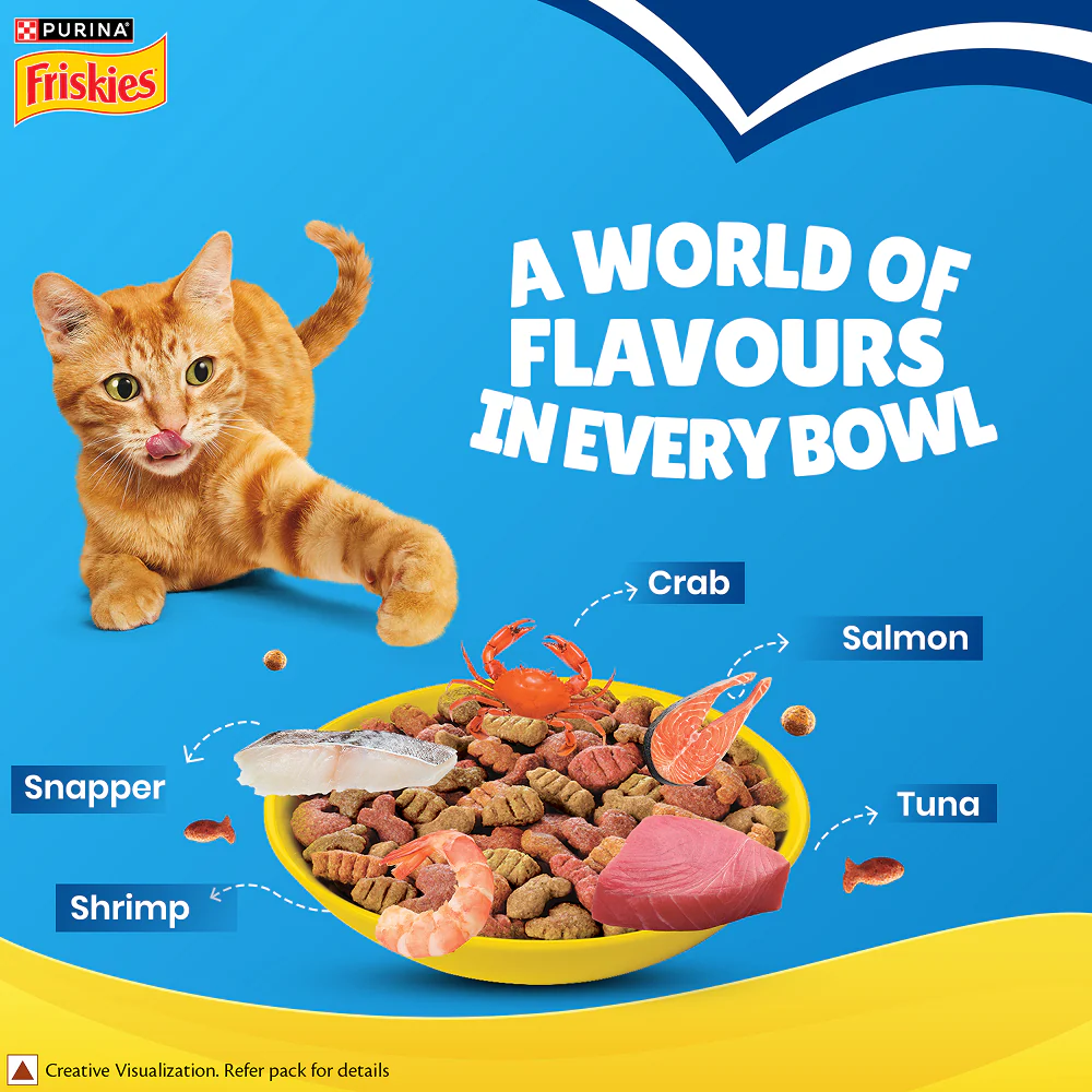 Purnia Friskies Seafood Cat Dry Food - Image 5
