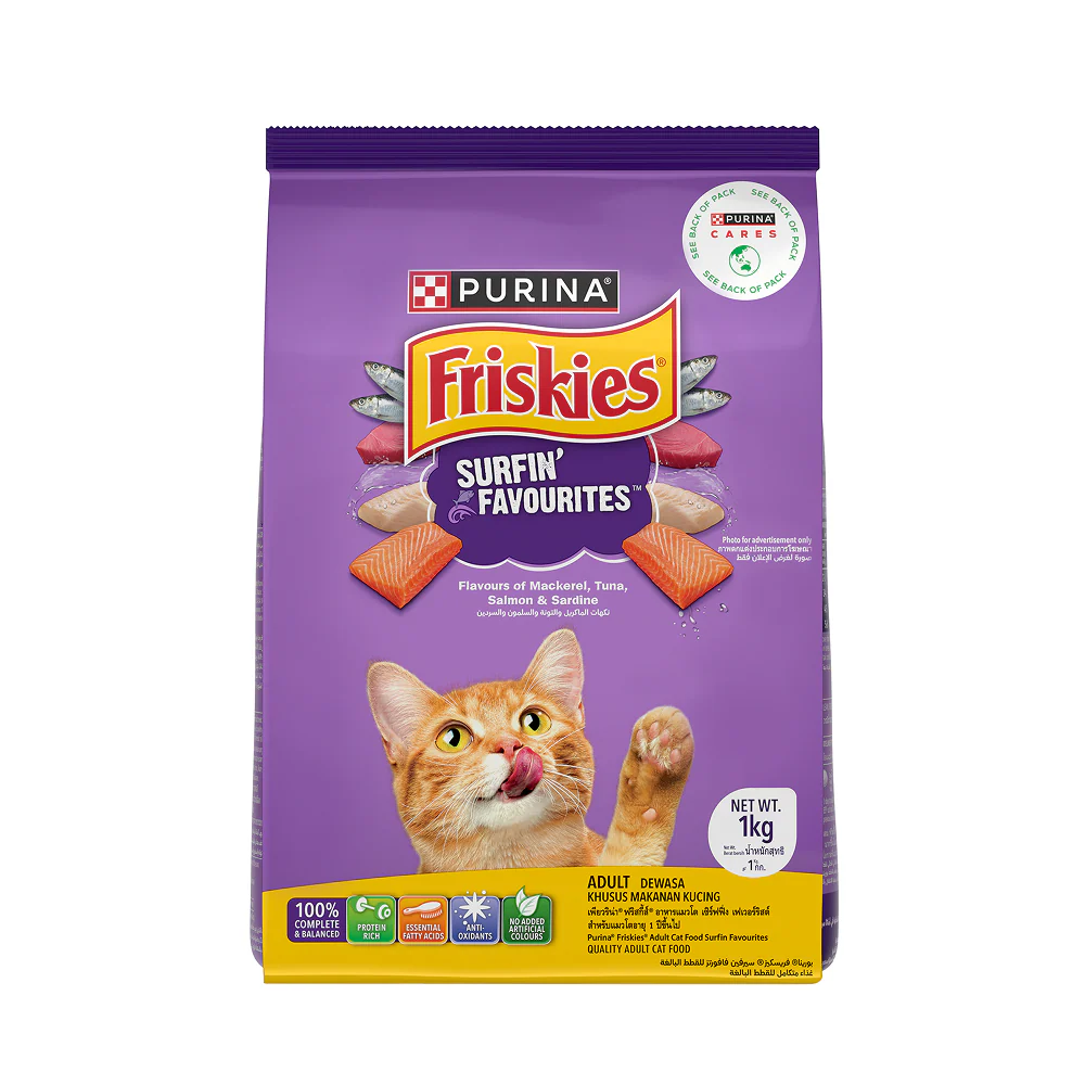 Purnia Friskies Surfin Favourites Adult Cat Dry Food - Image 11