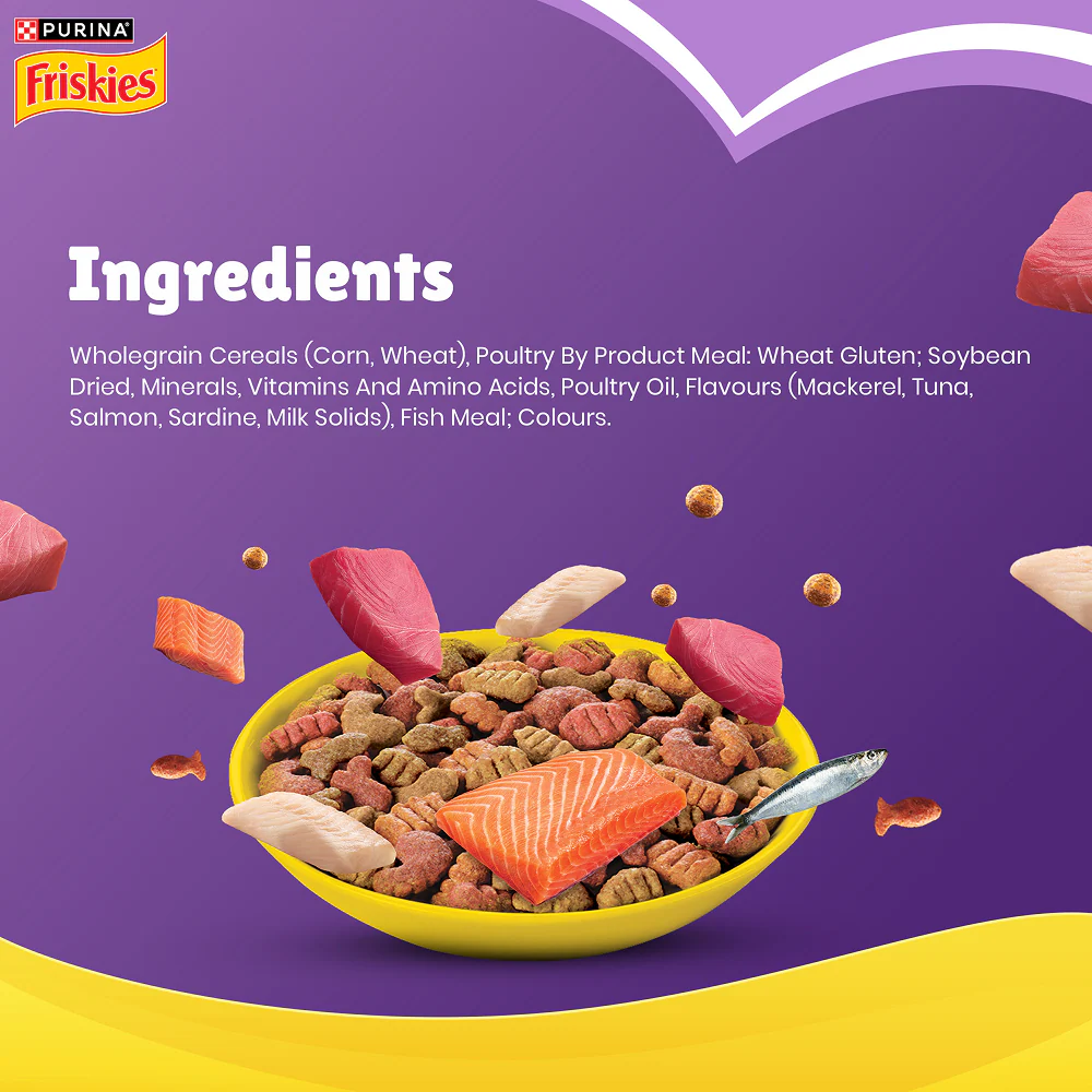 Purnia Friskies Surfin Favourites Adult Cat Dry Food - Image 7