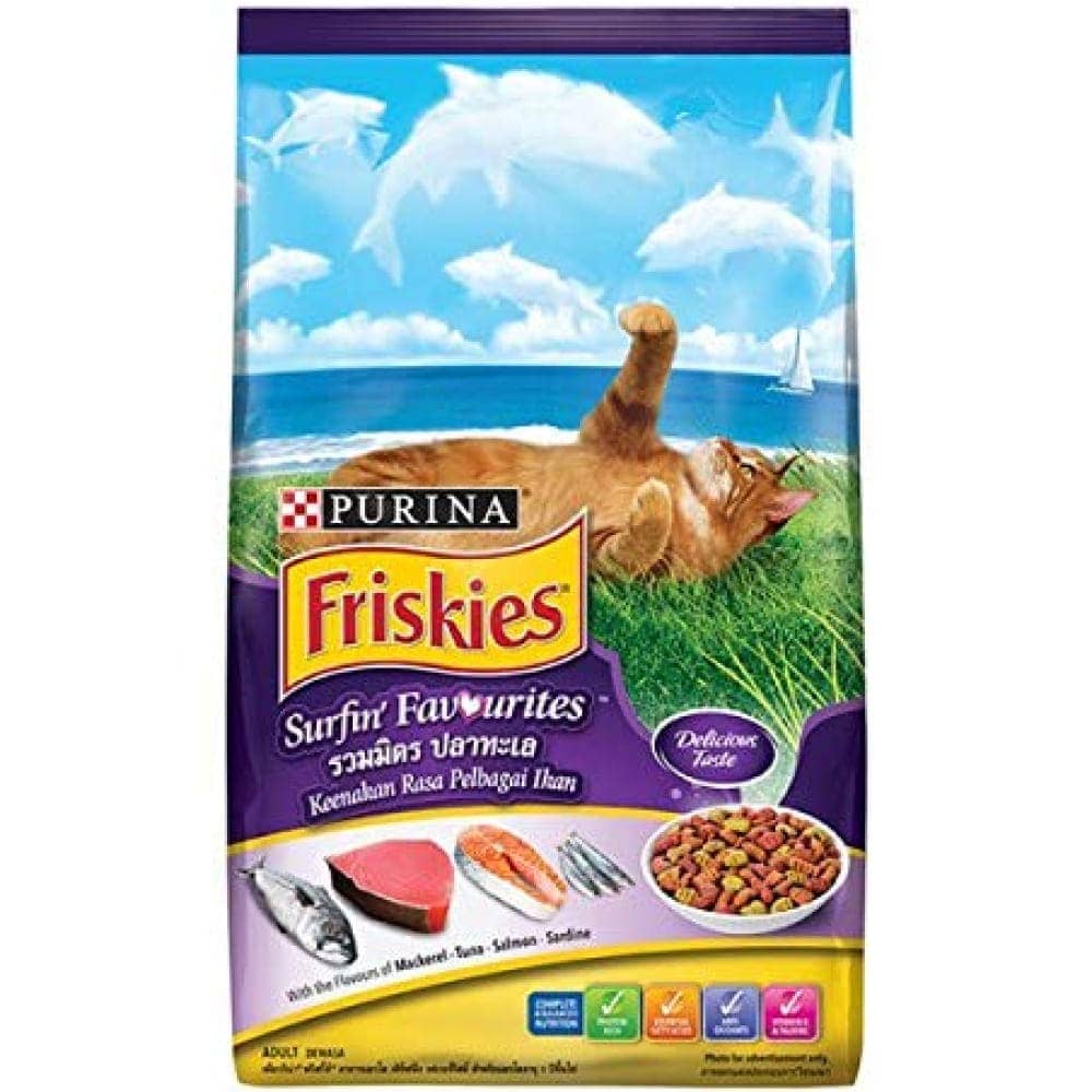 Purnia Friskies Surfin Favourites Adult Cat Dry Food - Image 12