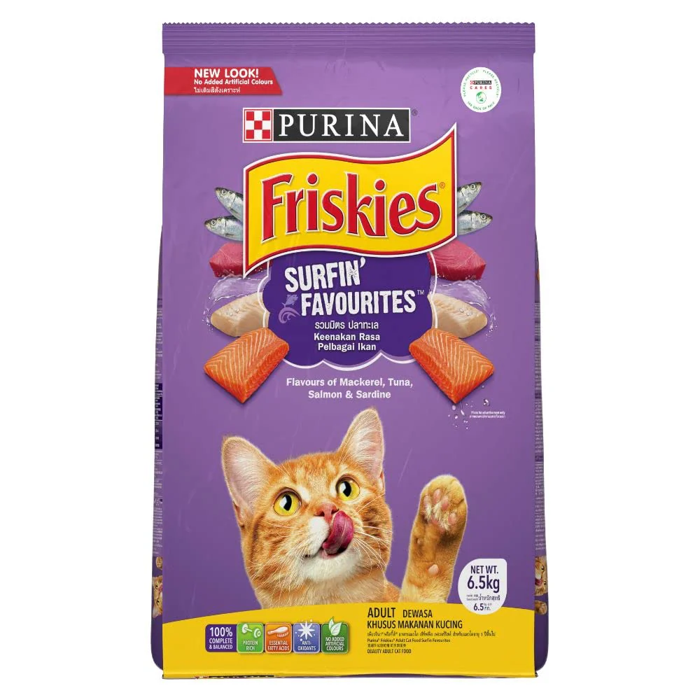 Purnia Friskies Surfin Favourites Adult Cat Dry Food - Image 14