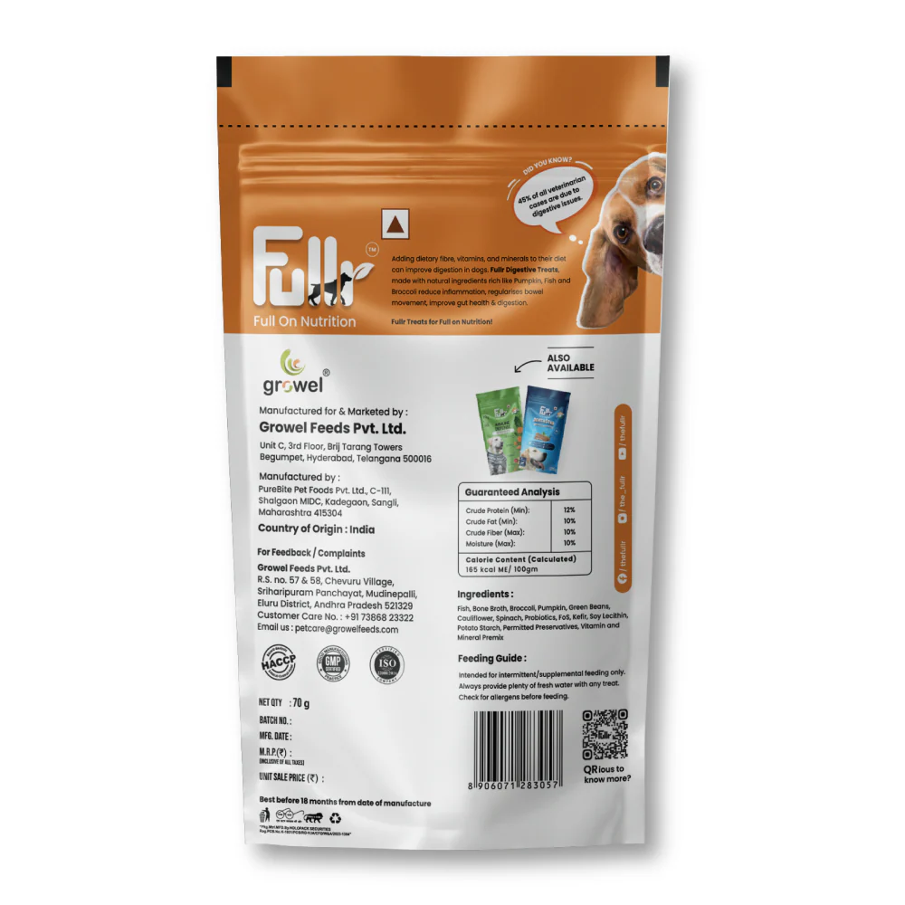 Fullr Digestive Care Cold Pressed Dog Treats - Image 2