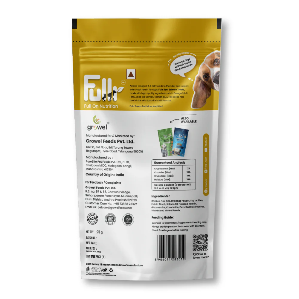 Fullr Skin and Coat Cold Pressed Dog Treats - Image 2