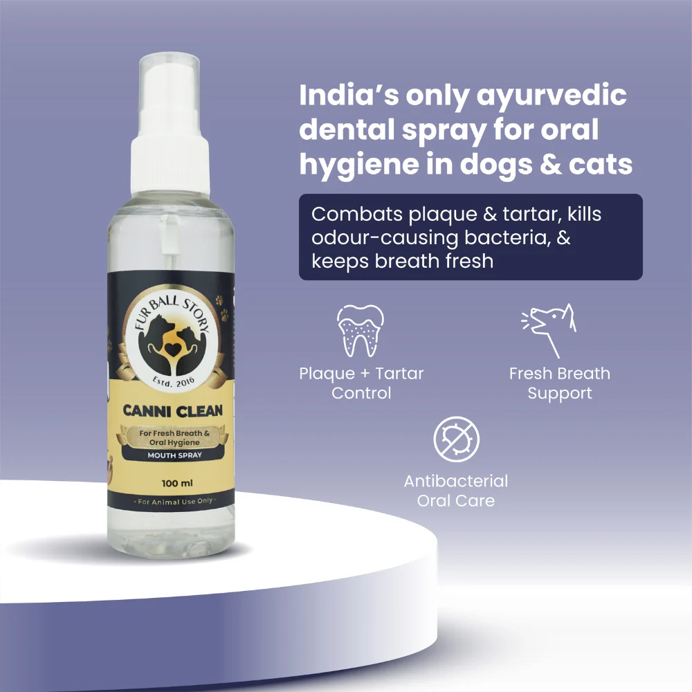 FurBall Story Canni Clean Oral Hygiene Mouth Spray for Dogs and Cats - Image 6