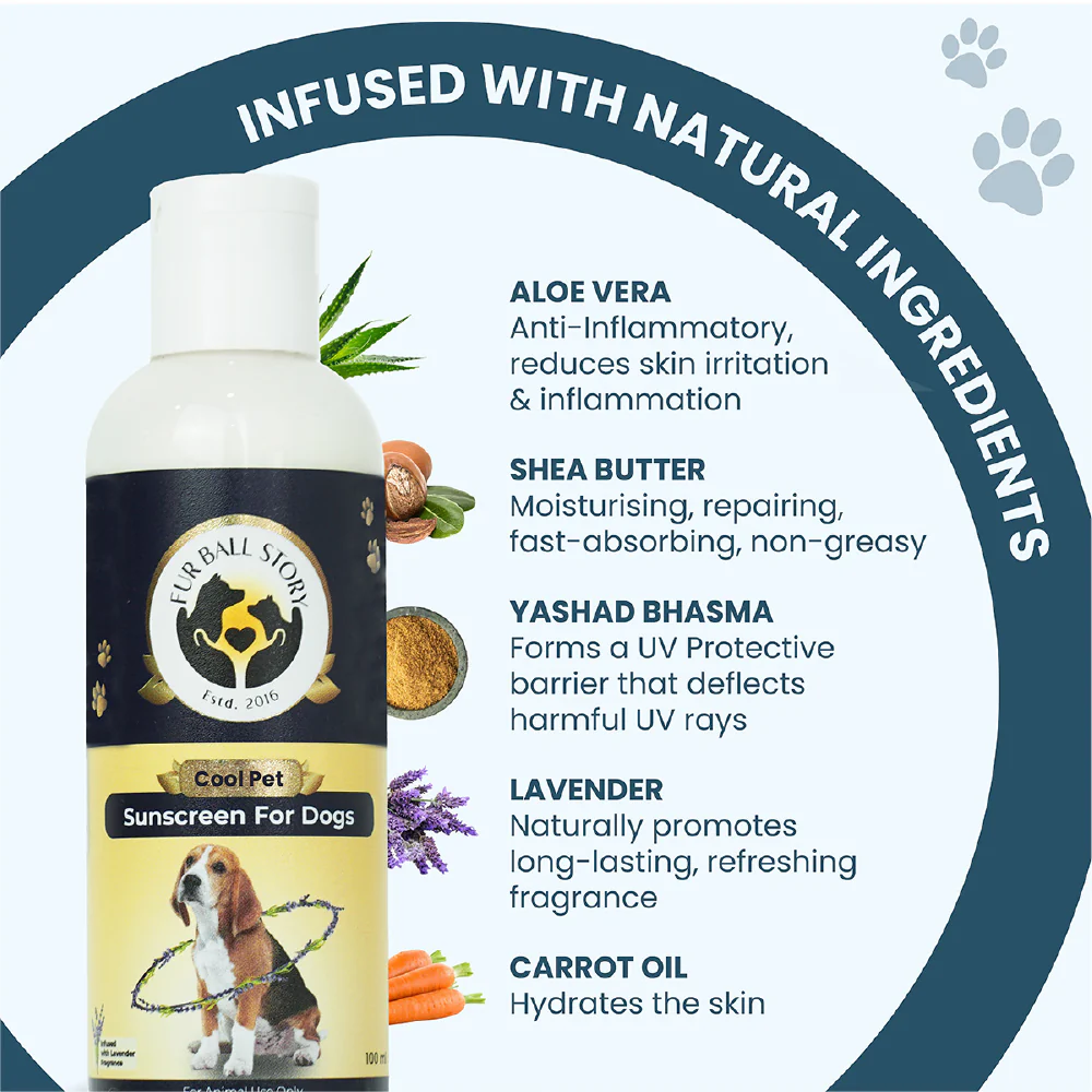 FurBall Story Cool Pet Sunscreen and Moisturizer for Dogs and Cats - Image 3