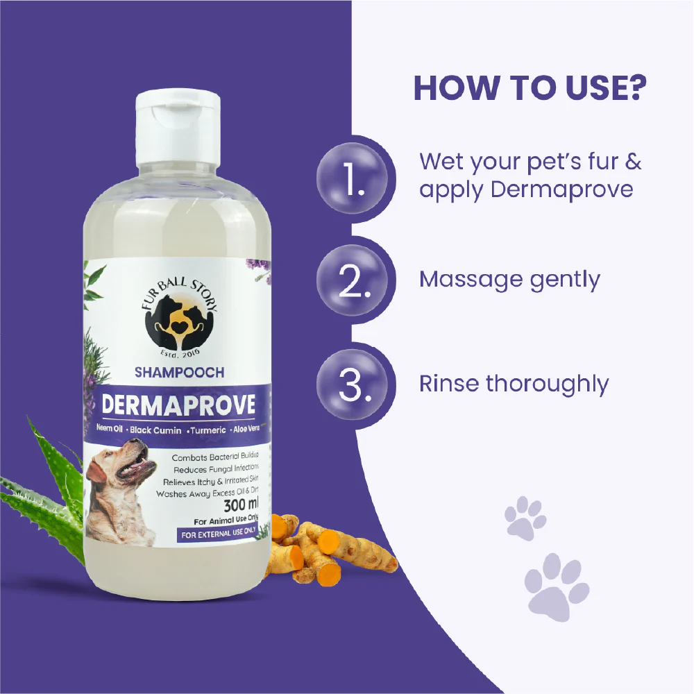 FurBall Story Shampooch Dermaprove Shampoo for Dogs - Image 7