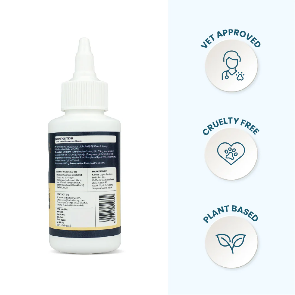 FurBall Story Ear Cleanser for Dogs and Cats - Image 2