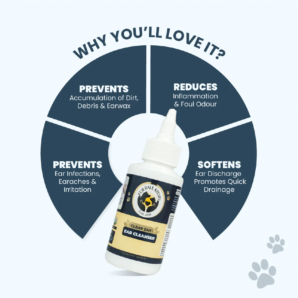 FurBall Story Ear Cleanser for Dogs and Cats - Image 5