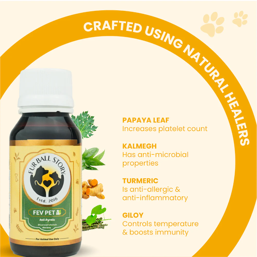 FurBall Story Fever, Cough & Cold Relief Syrup for Dogs and Cats - Image 3
