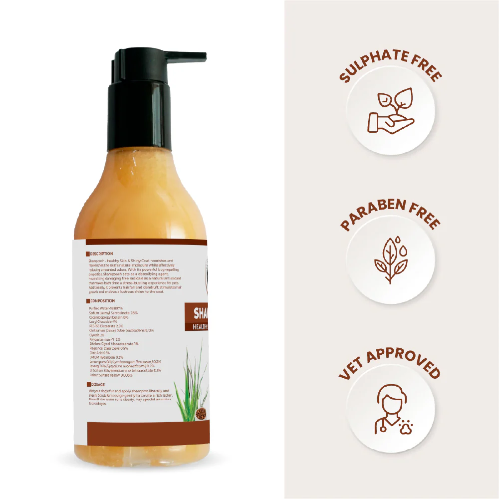 FurBall Story Shampooch Healthy Skin & Shiny Coat Shampoo for Dogs - Image 2