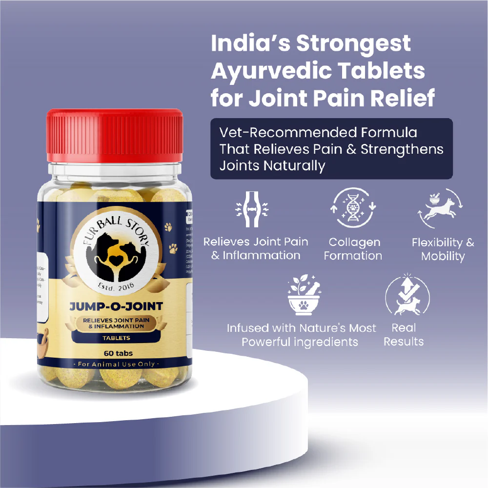 FurBall Story Jump O Joint Care tablets for Dogs and Cats - Image 3