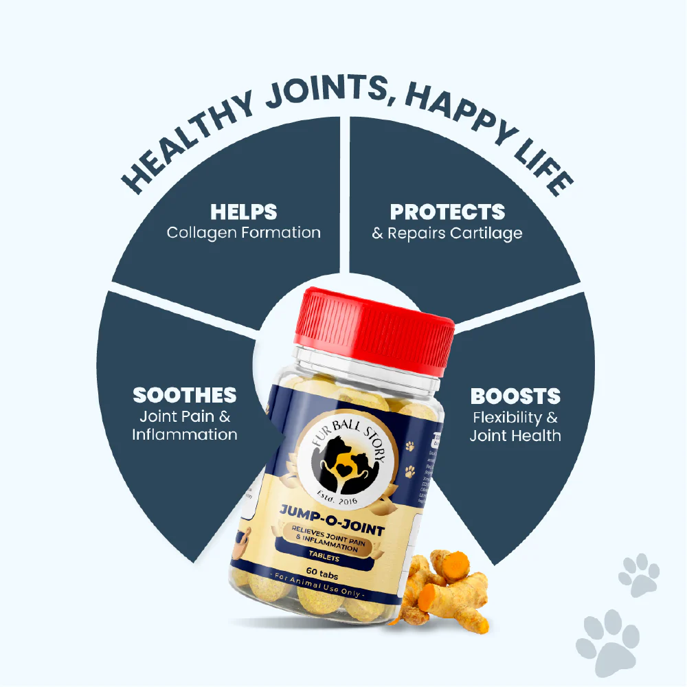 FurBall Story Jump O Joint Care tablets for Dogs and Cats - Image 4