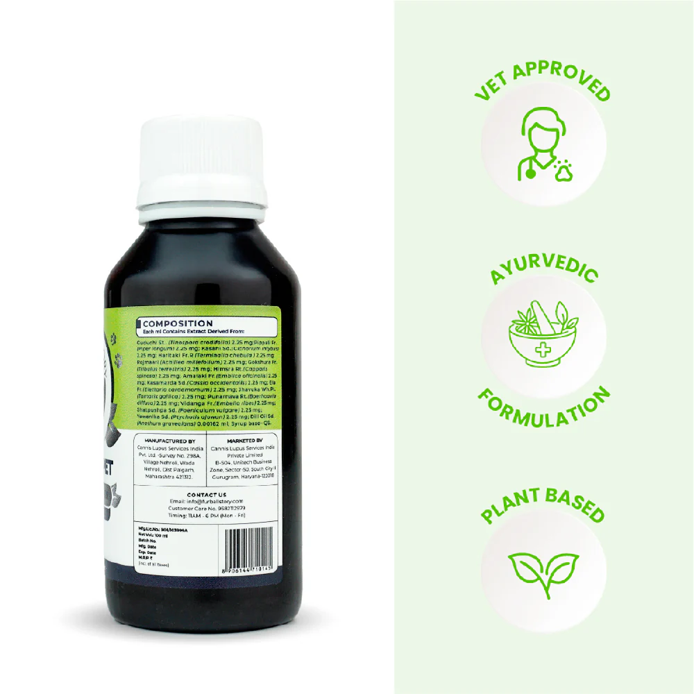 FurBall Story Pacho Relieves Stomach Issues Syrup for Dogs & Cats - Image 2