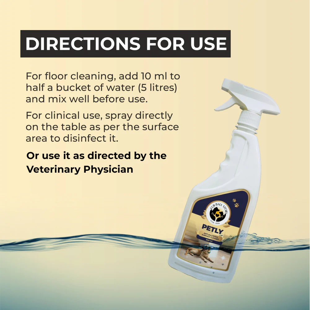 FurBall Story Petly Anti Microbial and Anti Bacterial Surface Cleaner - Image 4