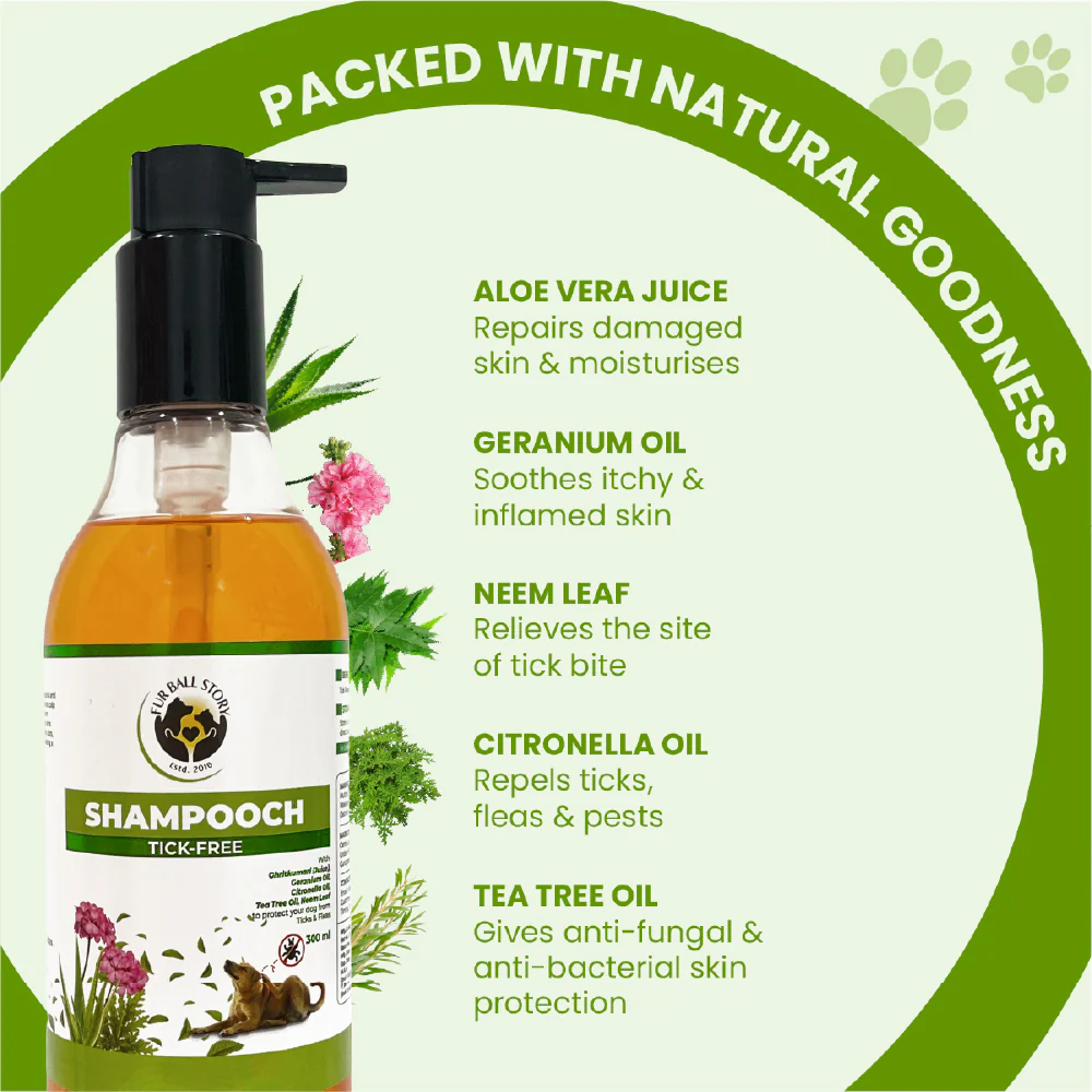 FurBall Story Shampooch Tick Free Shampoo for Dogs - Image 4