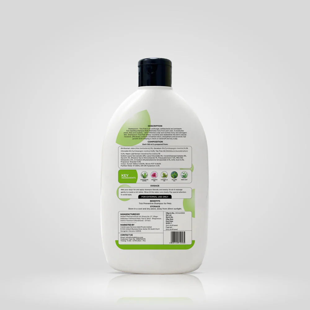 FurBall Story Shampooch Tick Repellent Shampoo for Dogs - Image 2