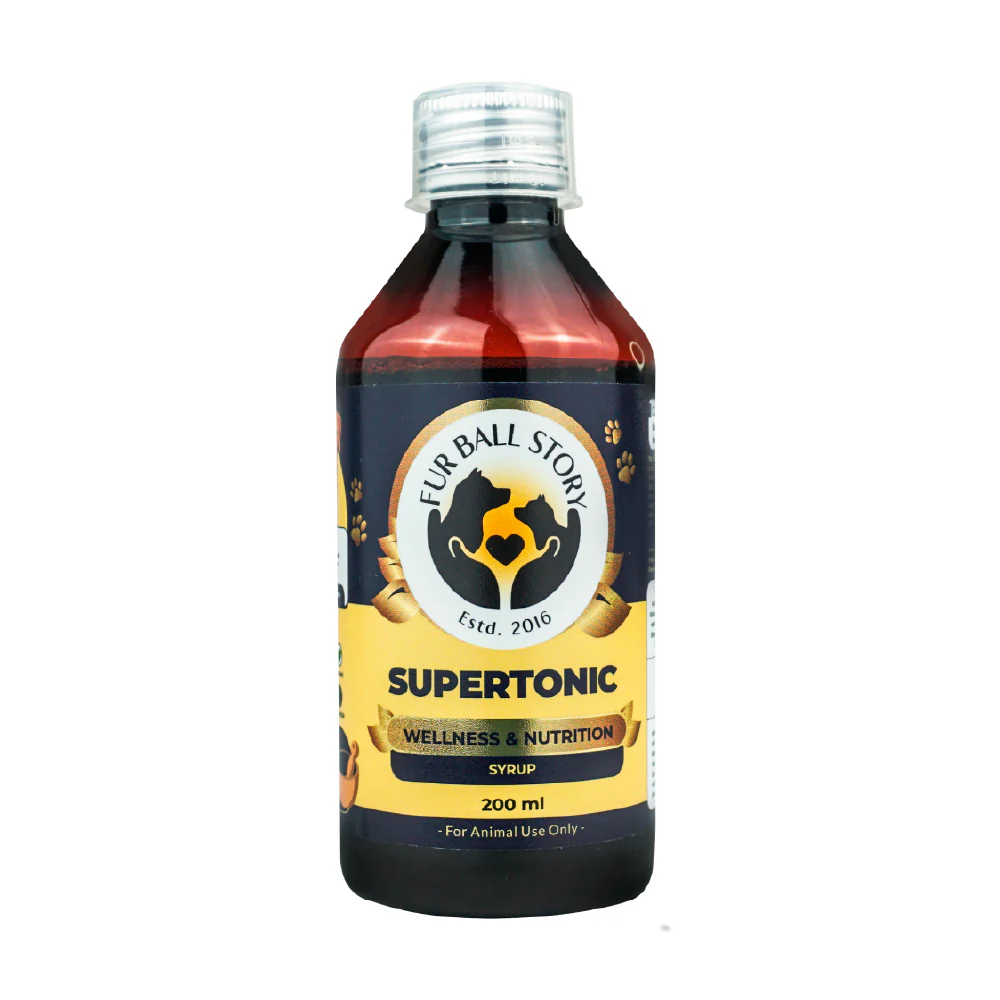 FurBall Story Supertonic Overall Wellness Syrup for Dogs and Cats