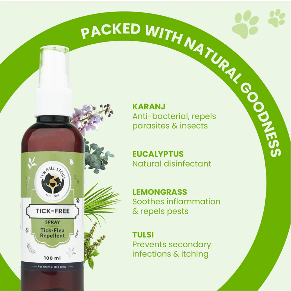 FurBall Story Tick & Flea Repelling Spray For Dogs & Cats - Image 4