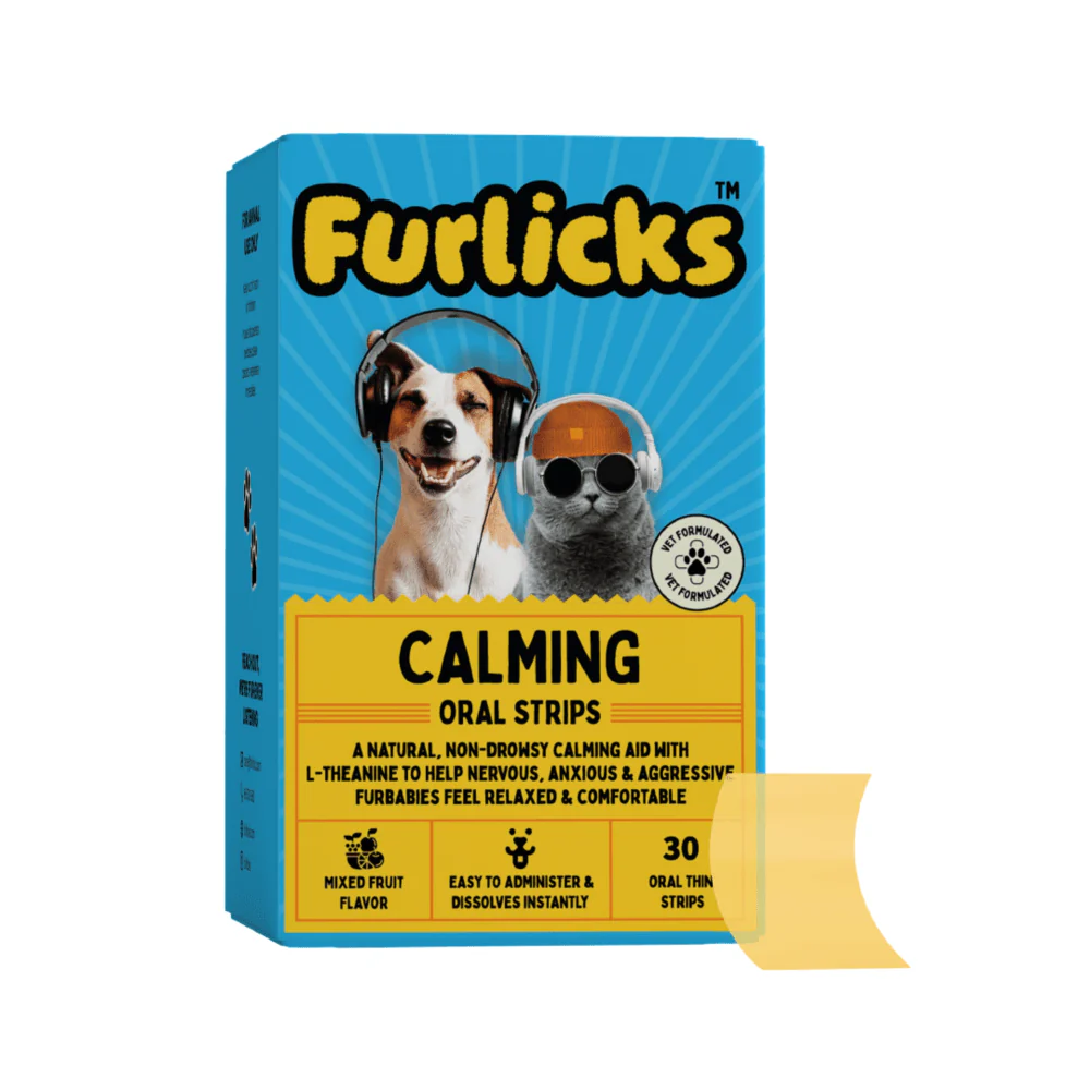 Furlicks Fresh Breath Oral & Calming Aid Health Strips Combo for Cats and Dogs - Image 10