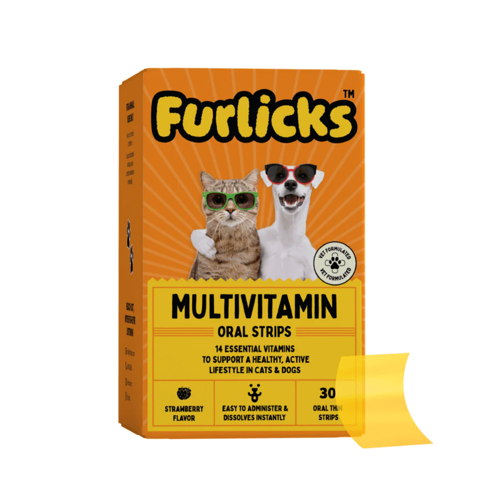 Furlicks Fresh Breath Oral & Multivitamin Health Strips Combo for Cats and Dogs - Image 10