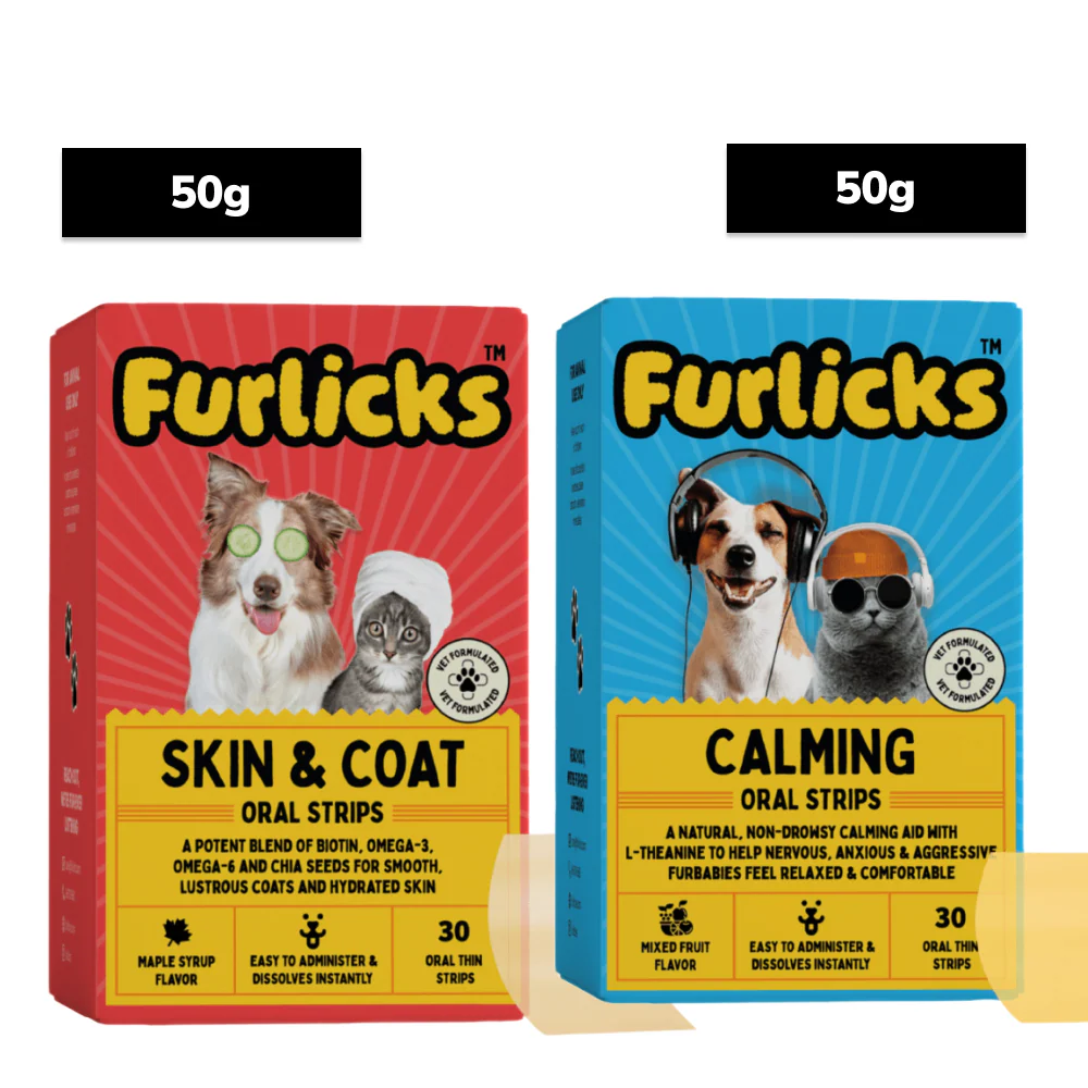Furlicks Skin Coat & Calming Aid Health Supplement Combo for Dogs & Cats - Image 17