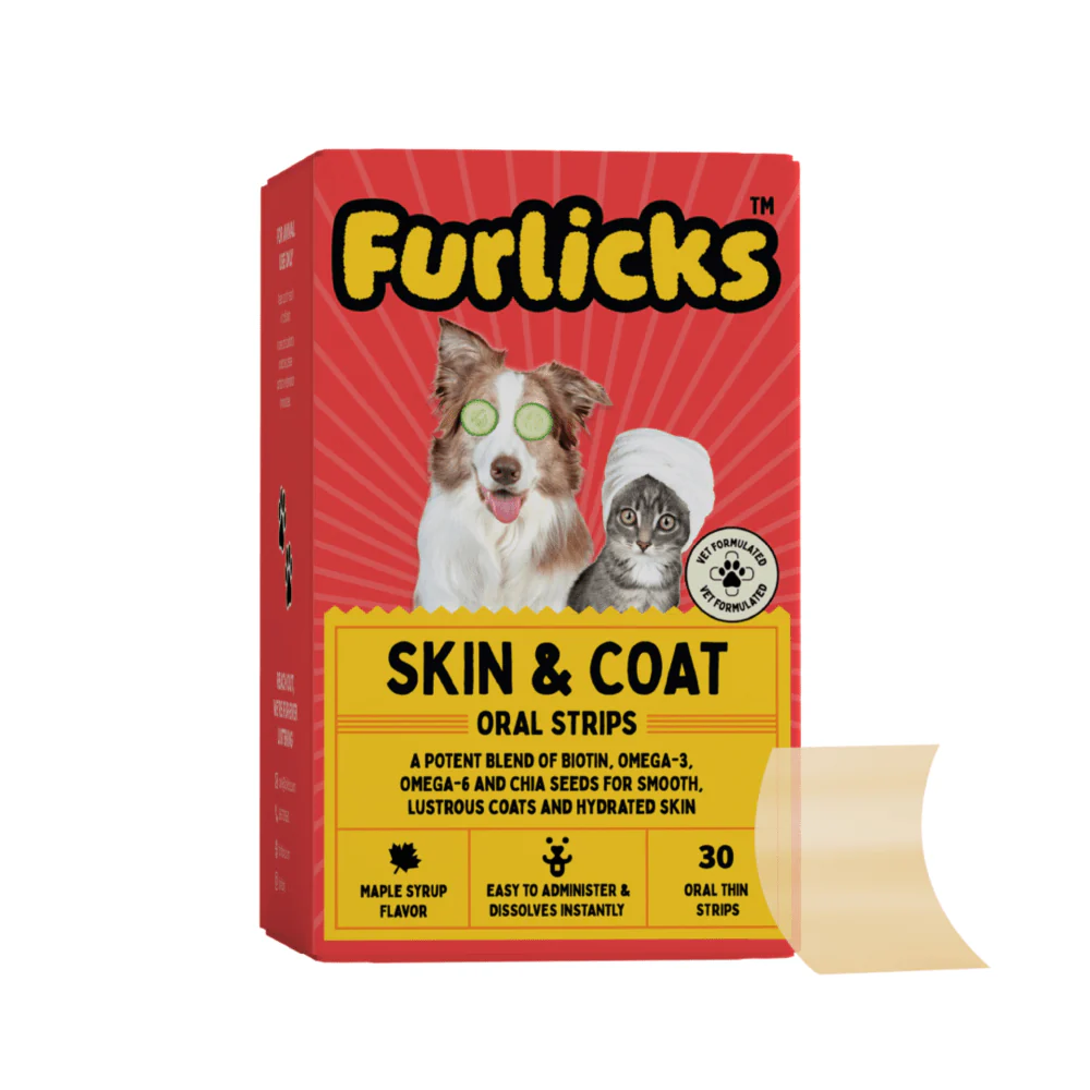 Furlicks Skin & Coat Supplement and Himalaya Furglow Skin and Coat Tonic Combo for Dogs and Cats - Image 2