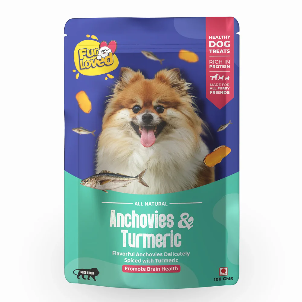 FurLoved Anchovies and Turmeric Omega Dog Treats - Image 8