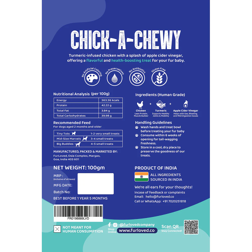 FurLoved Chick A Chewy Dog Treats - Image 2