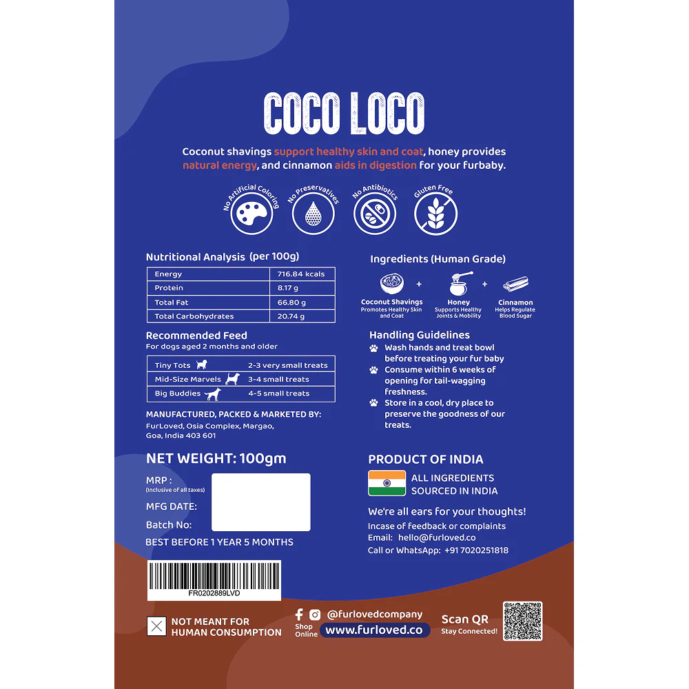 FurLoved CoCo LoCo Dog Treats - Image 2