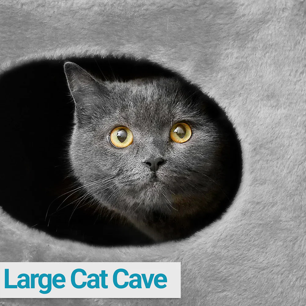 Furrlovers House with Plush Cushion for Cats (Grey) - Image 2