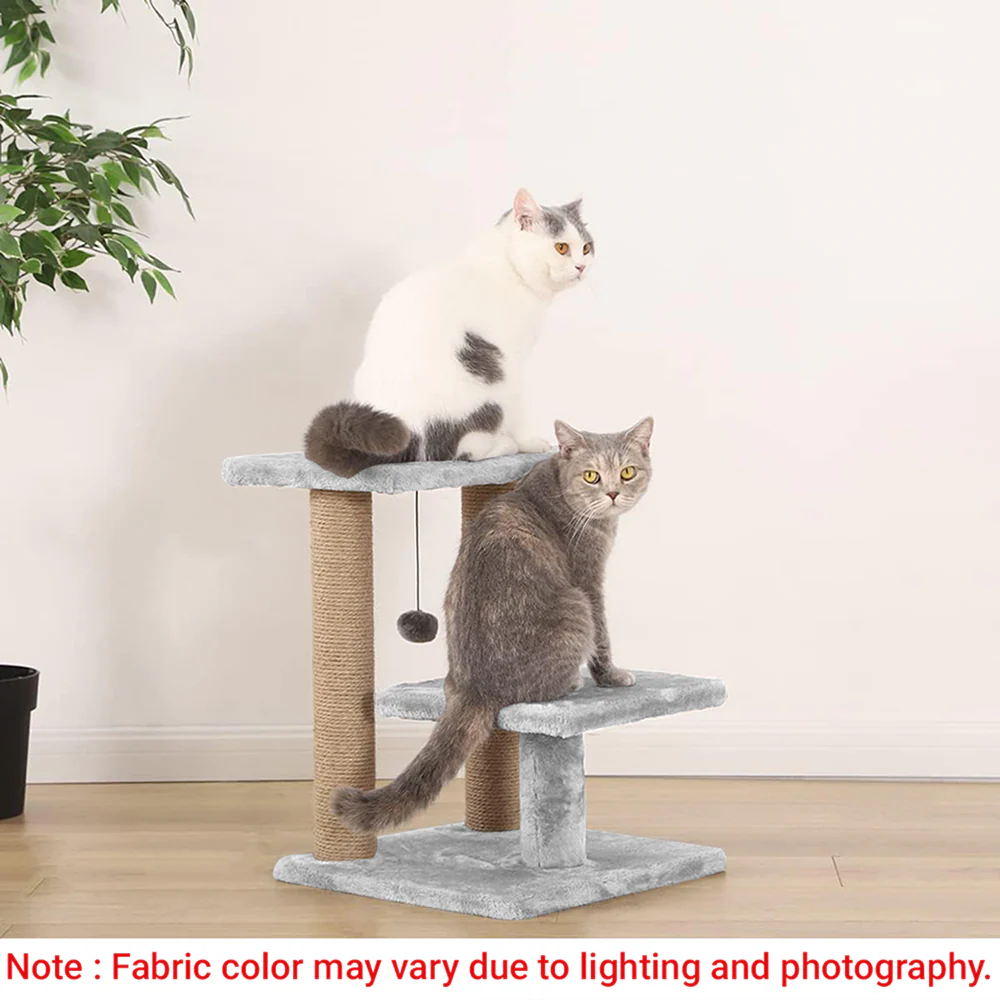 Furrlovers Multiple Level Activity Tower with Scratching Posts for Cats (Grey) - Image 2