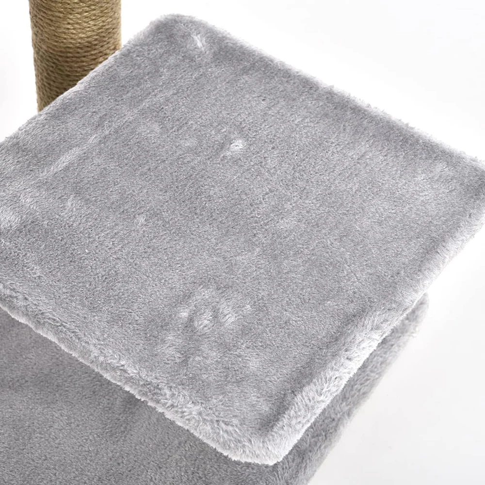 Furrlovers Multiple Level Activity Tower with Scratching Posts for Cats (Grey) - Image 3