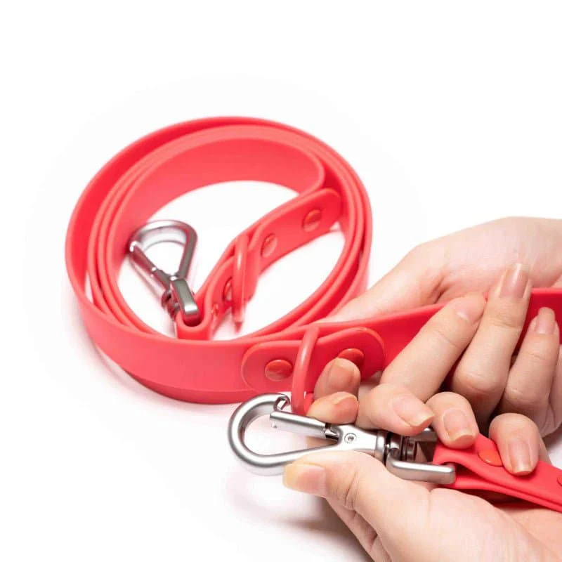 Furry & Co Bold Harness, Collar and Leash for Dogs Combo (Coral Red) - Image 18