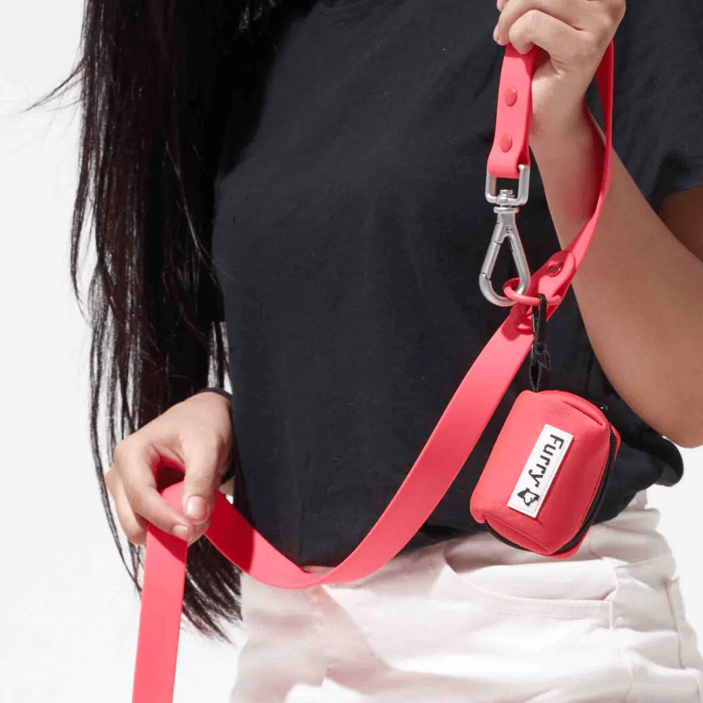 Furry & Co Bold Harness, Collar and Leash for Dogs Combo (Coral Red) - Image 21